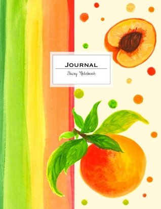 [63b54] *Read~ @Online% Watercolor Peaches Journal (Notebook, Diary): 8.5 x 11 inches, 110 pages, xl (Journals To Write In) -  !P.D.F*
