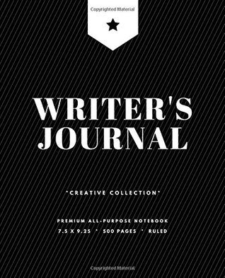 [750a9] *R.e.a.d~ Writer's Journal: 500 Pages, Large Journal Notebook, Softcover, Black (7.5 x 9.25 in.) -  *P.D.F^