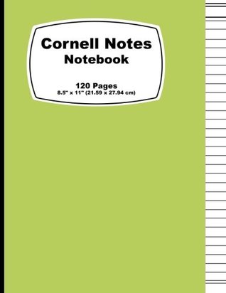 [cd47e] ~Read% ^Online% Cornell Notes Notebook: Green Cover, Note Taking Notebook, For Students, Writers,school supplies list, Notebook 8.5 x 11 (21.59 x 27.94 cm) ,Durable Matte Cover, 120 Pages -  ^P.D.F!
