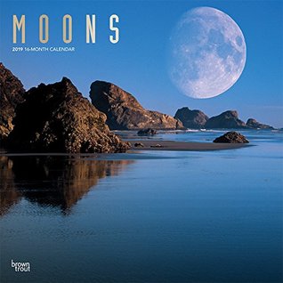 d75f0] !D.o.w.n.l.o.a.d% Moons 2019 12 x 12 Inch Monthly Square Wall Calendar with Foil Stamped Cover, Lunar Stars Sky (Multilingual Edition) -  ^e.P.u.b@