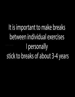 [74bd4] @R.e.a.d% ^O.n.l.i.n.e! It is important to make breaks between individual exercises. I personally stick to breaks of about 3-4 years.: Basics Wide Ruled Composition Notebook, 100-Sheet 8.5x11 inch -  @PDF!