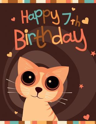 [7d9f0] @Download@ Happy 7th Birthday: Cute Cat Sketch Book Perfect for Doodling, Drawing and Sketching. Way Better Than a Birthday Card! - Black River Art *ePub~