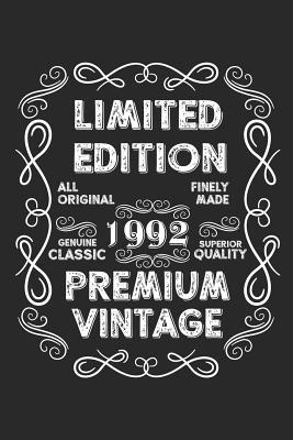 [c3770] !Read% Limited Edition Premium Vintage 1992: A Blank Lined Journal For Birthday Parties That Makes a Funny Birthday Gift For Men And Women - Marla Maudson %PDF*