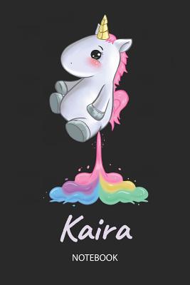 256d4] !D.o.w.n.l.o.a.d@ Kaira - Notebook: Blank Ruled Personalized & Customized Name Rainbow Farting Unicorn School Notebook Journal for Girls & Women. Funny Unicorn Desk Accessories for Kindergarten, Primary, Back To School Supplies, Birthday & Christmas Gift for Women. -  %e.P.u.b#