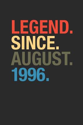 [40064] ^Full~ #Download@ Legend August 1996: Blank Lined Notebook / Journal (6 X 9 -120 Pages) - August Birthday Gift Idea - Legend Publishing %P.D.F^